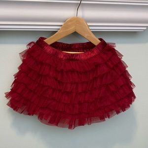 Baby Gap Girls Red Ruffle Tutu Skirt (18-24 mo)